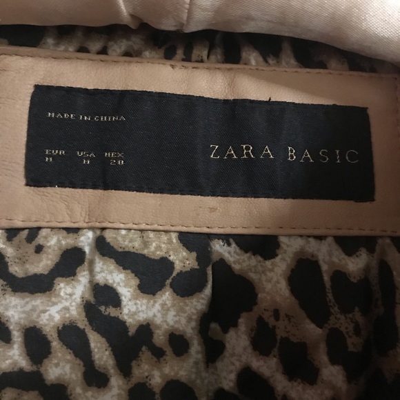 ZARA Basic 100% lambskin jacket - Picture 2 of 7